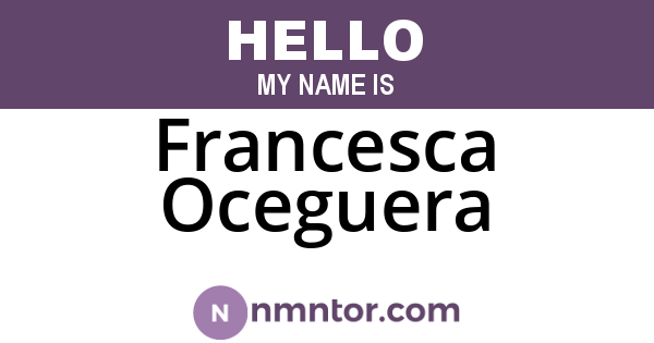 Francesca Oceguera