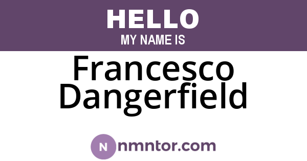 Francesco Dangerfield