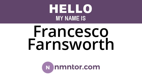 Francesco Farnsworth