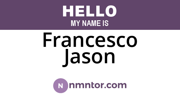 Francesco Jason