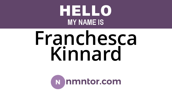 Franchesca Kinnard