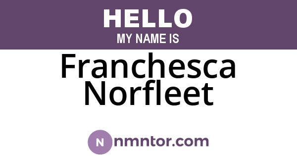 Franchesca Norfleet