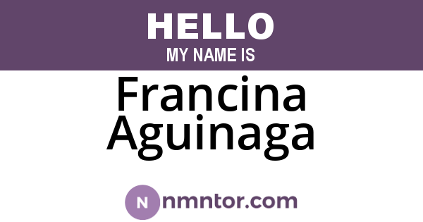 Francina Aguinaga