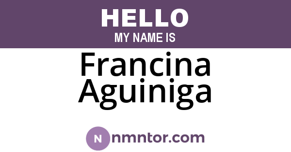 Francina Aguiniga