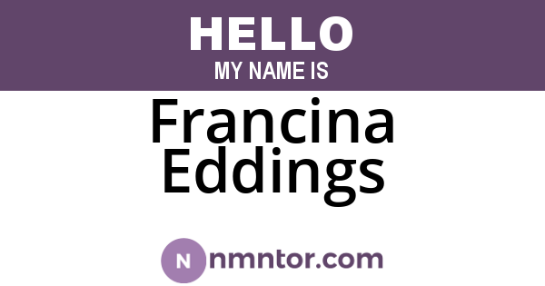 Francina Eddings