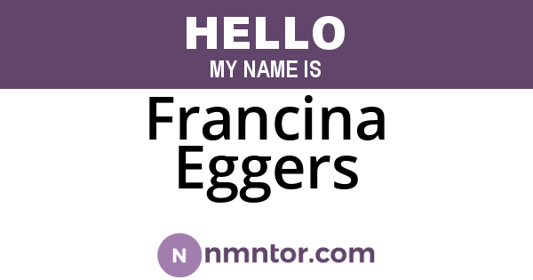 Francina Eggers