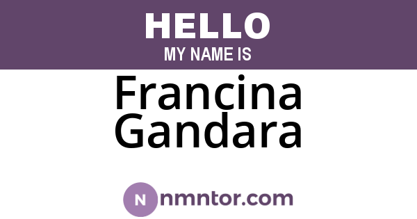 Francina Gandara