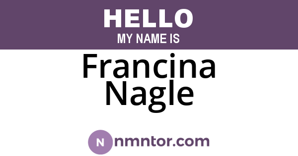 Francina Nagle