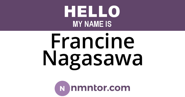Francine Nagasawa