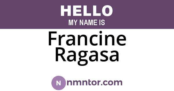 Francine Ragasa