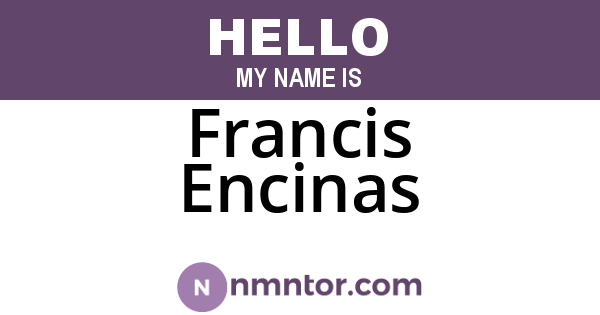 Francis Encinas
