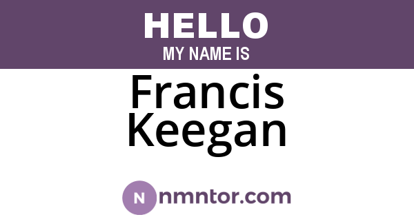 Francis Keegan