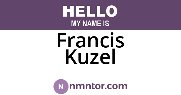 Francis Kuzel