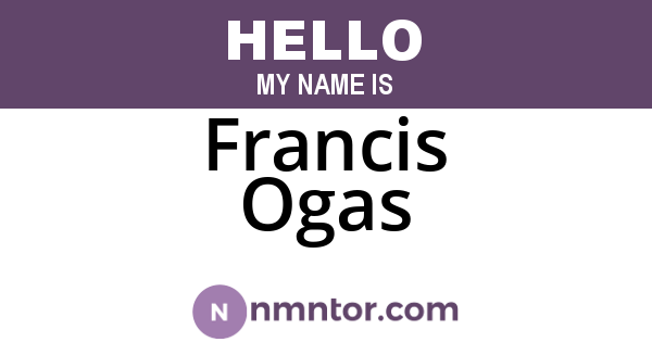 Francis Ogas