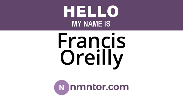 Francis Oreilly