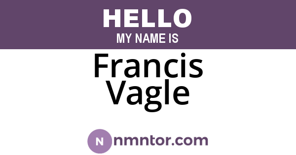 Francis Vagle