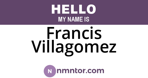 Francis Villagomez