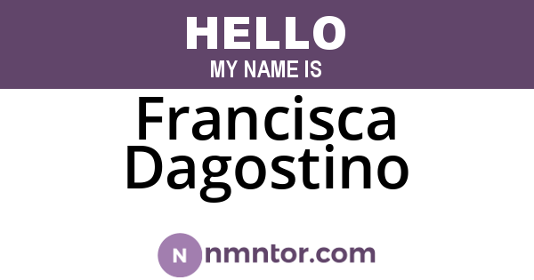 Francisca Dagostino