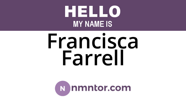 Francisca Farrell