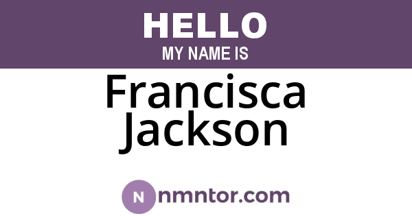 Francisca Jackson