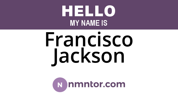 Francisco Jackson