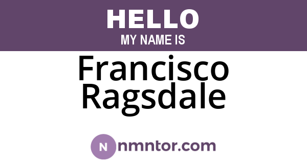 Francisco Ragsdale