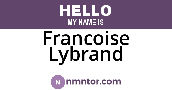 Francoise Lybrand