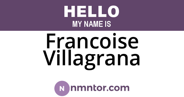 Francoise Villagrana