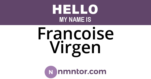 Francoise Virgen