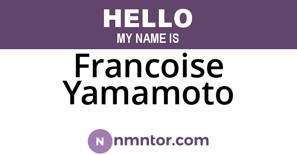 Francoise Yamamoto