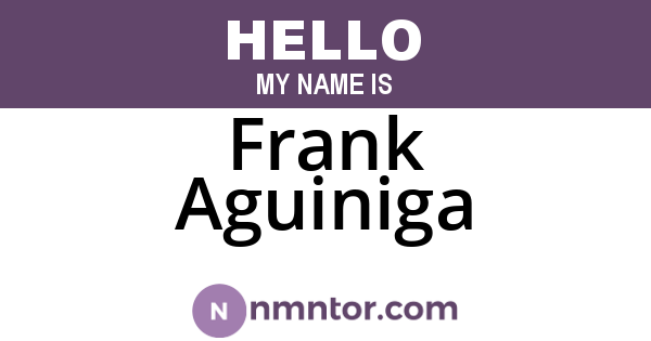 Frank Aguiniga