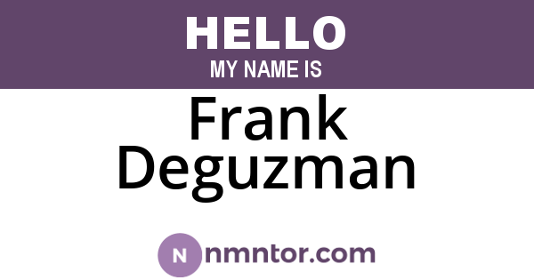 Frank Deguzman