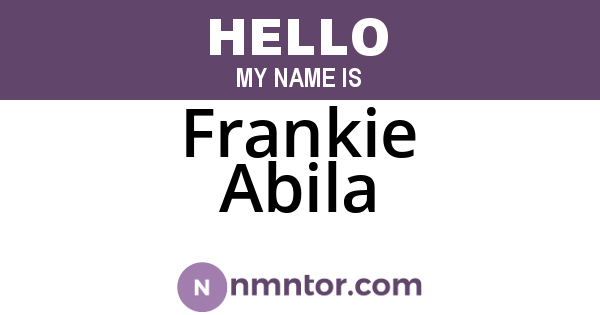 Frankie Abila