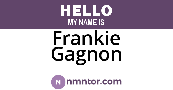 Frankie Gagnon