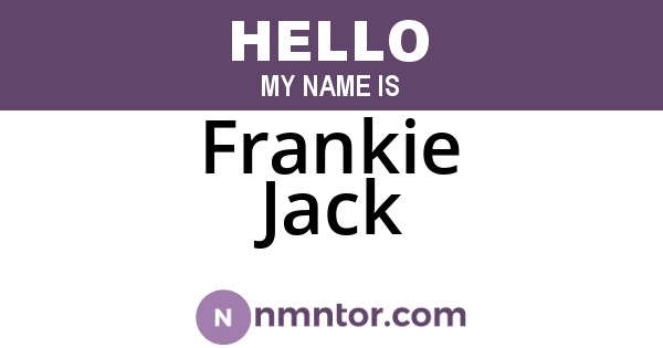 Frankie Jack