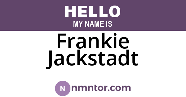 Frankie Jackstadt
