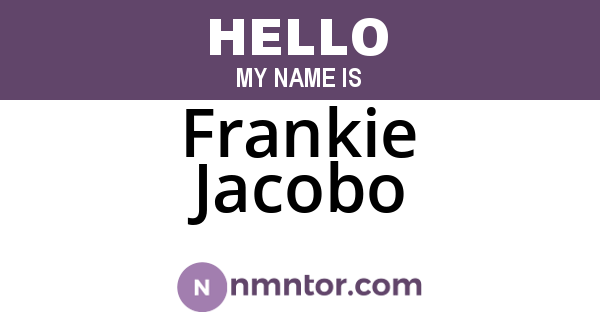 Frankie Jacobo