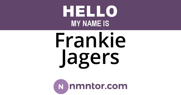 Frankie Jagers