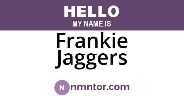 Frankie Jaggers