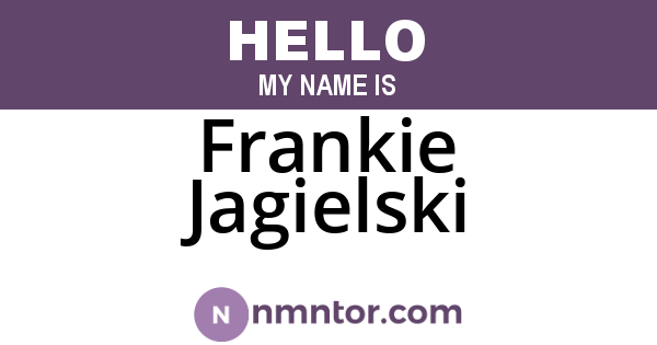 Frankie Jagielski