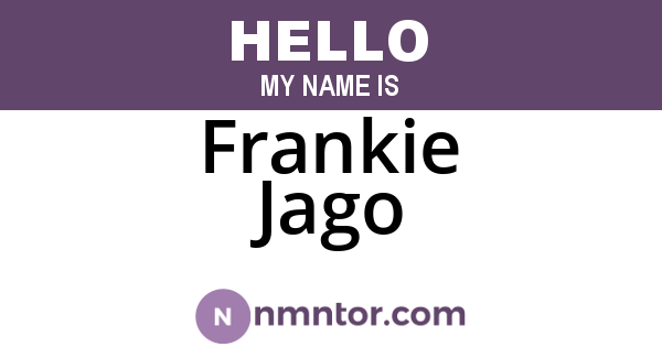 Frankie Jago