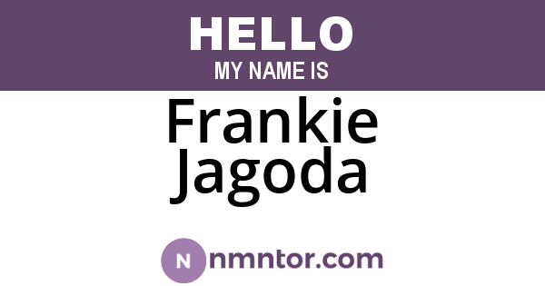 Frankie Jagoda