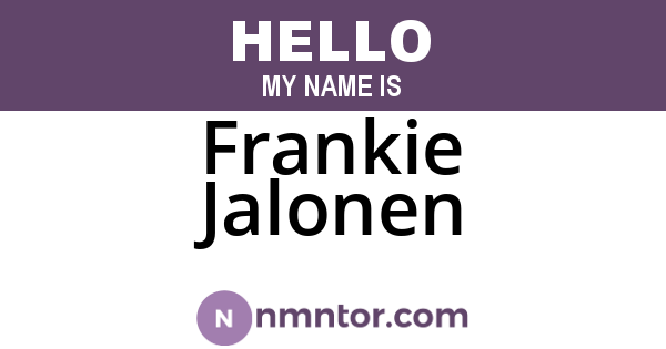 Frankie Jalonen