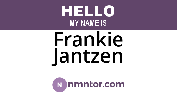 Frankie Jantzen