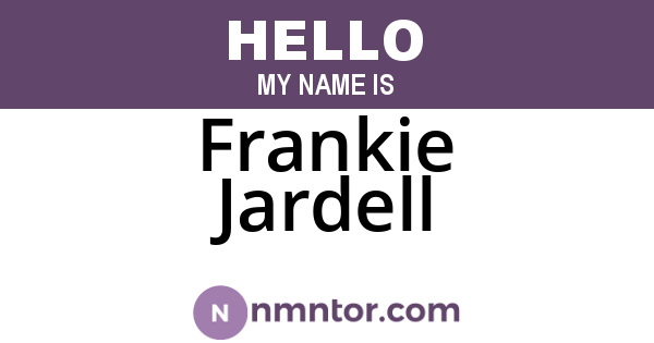 Frankie Jardell