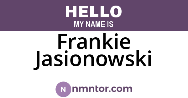 Frankie Jasionowski