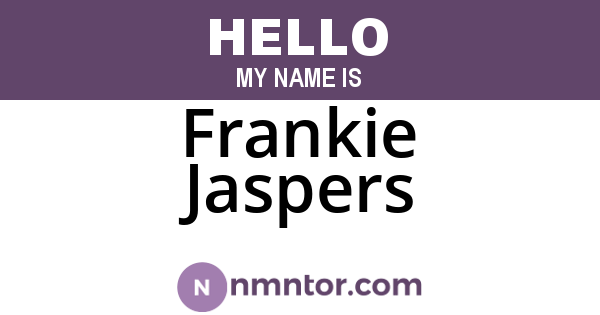 Frankie Jaspers
