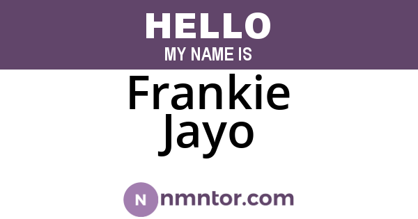 Frankie Jayo