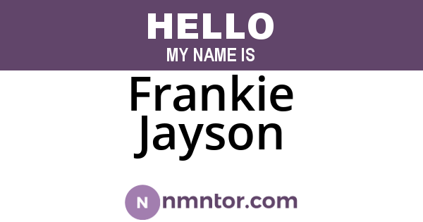 Frankie Jayson