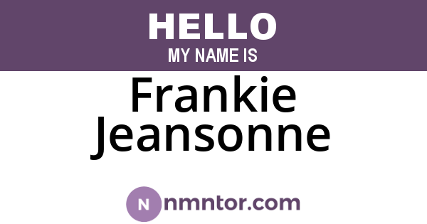 Frankie Jeansonne
